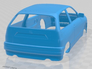 Seat Ibiza 1995 Printable Body Car 3D Принт Модель