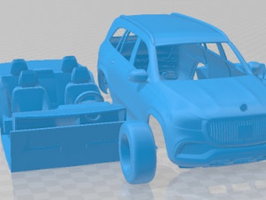 Mercedes Benz GLS 600 Maybach 2021 Printable Car Modelo de impresión 3D