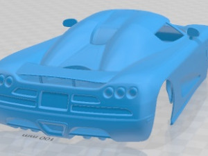 Koenigsegg CCX Printable Body Car 3D 프린트 모델