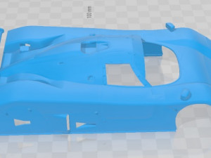Jaguar XJR 9 LM Printable Body Car 3D 프린트 모델