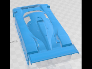 Jaguar XJR 9 LM Printable Body Car 3D 프린트 모델