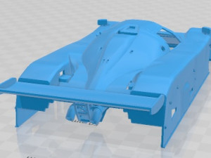 Jaguar XJR 9 LM Printable Body Car 3D 프린트 모델