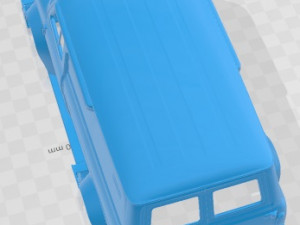 Transit 1969 Race Printable Van 3D Принт Модель