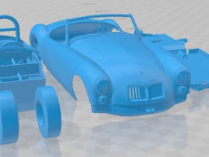 Coche imprimible de carreras MG MGA Modelo de impresión 3D
