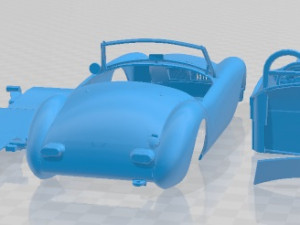 MG MGA Race Printable Car Modelo de impresión 3D