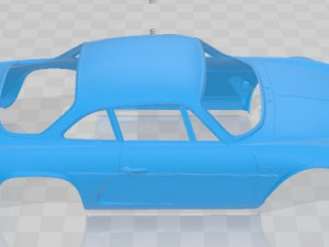 Renault Alpine A110 1600S Printable Body Car 3D 프린트 모델