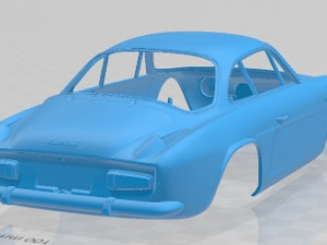 Renault Alpine A110 1600S Printable Body Car 3D 프린트 모델