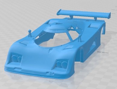 C100 1982 Printable Body Car Modelo de impresión 3D .c4d .max .obj .3ds .fbx .stl .blend 