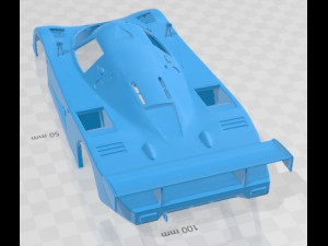 C100 1982 Printable Body Car Modelo de impresión 3D