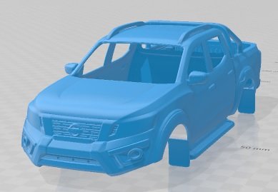 Nissan Navara N Trek Warrior 2020 Printable Body Car Modelo de impresión 3D .c4d .max .obj .3ds .fbx .stl .blend 