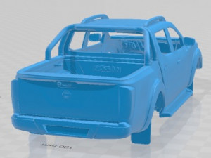Nissan Navara N Trek Warrior 2020 Printable Body Car Modelo de impresión 3D