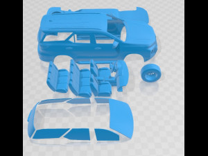 Toyota Fortuner TRD 2021 Printable Car 3D Принт Модель