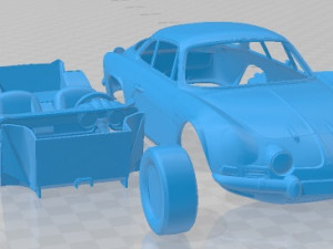 Renault Alpine A110 1600S Printable Car Modelo de impresión 3D