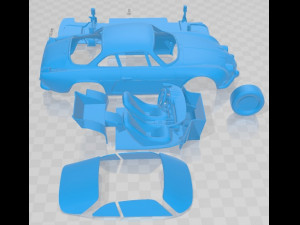 Renault Alpine A110 1600S Printable Car Modelo de impresión 3D
