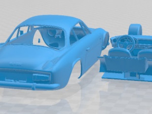 Renault Alpine A110 1600S Printable Car Modelo de impresión 3D