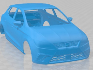 Seat Ibiza 2022 Printable Body Car Modelo de impresión 3D