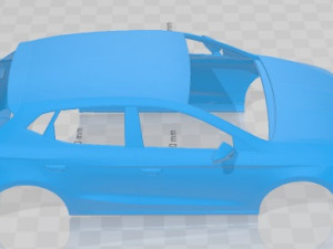 Seat Ibiza 2022 Printable Body Car Modelo de impresión 3D