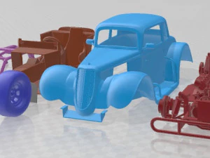 34 Coupe Legends Printable Car 3D Print Model