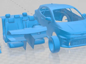 Coche Imprimible Toyota Yaris GR 2020 Modelo de impresión 3D