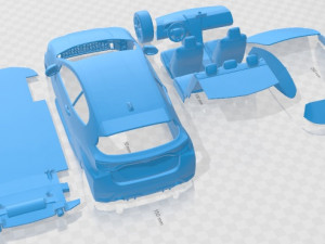 Toyota Yaris GR 2020 Printable Car Modelo de impresión 3D