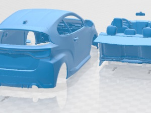 Toyota Yaris GR 2020 Printable Car Modelo de impresión 3D