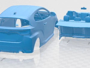 Coche Imprimible Toyota Yaris GR 2020 Modelo de impresión 3D