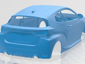 Toyota Yaris GR 2020 Printable Body Car 3D Принт Модель