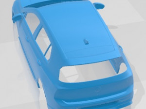 Volkswagen Golf R 2022 Printable Body Car 3D प्रिंट मॉडल