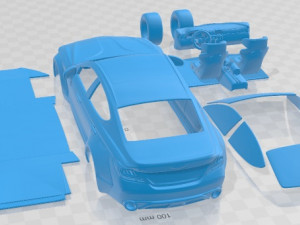Genesis G70 Drift Printable Car Modelo de Impressão 3D