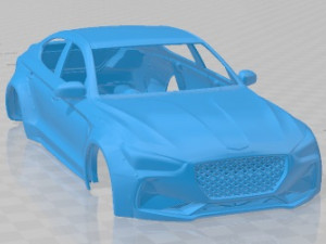 Genesis G70 Drift Printable Body Car Modelo de impresión 3D