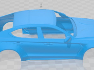Genesis G70 Drift Printable Body Car Modelo de impresión 3D