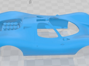 F3L P68 1968 Printable Body Car 3D 프린트 모델