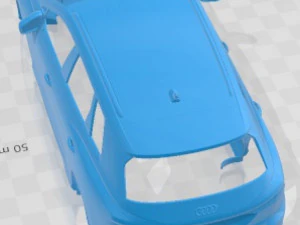 Audi Q4 e Tron S Line 2022 Printable Body Car 3D Print Model