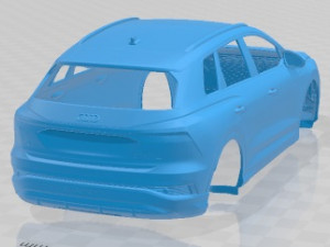 Audi Q4 e Tron S Line 2022 Printable Body Car Model do druku 3D
