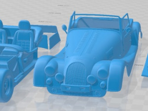 Morgan Plus Four 2021 Printable Car Modelo de impresión 3D
