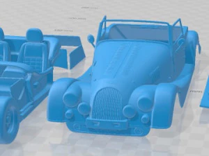 Morgan Plus Four 2021 Printable Car 3D Print Model