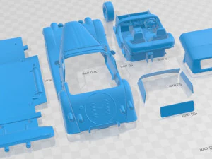 Morgan Plus Four 2021 Printable Car 3D Print Model