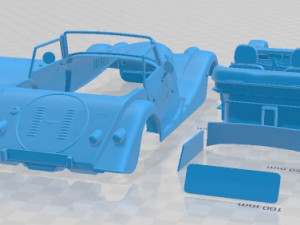 Morgan Plus Four 2021 Printable Car Modelo de impresión 3D