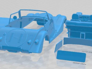 Morgan Plus Four 2021 Printable Car 3D Print Model