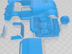 Morgan Plus Four 2021 Printable Car Modelo de impresión 3D