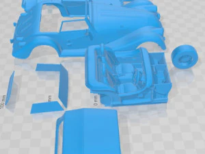 Morgan Plus Four 2021 Printable Car 3D Print Model