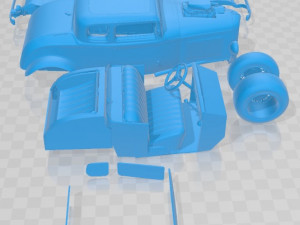 Coupe 1932 Custom Printable Car 3D Print Model