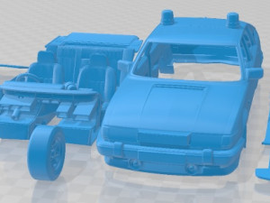 Rover SD1 Vitesse Police V8 3500 1984 Printable Car 3D Print Model