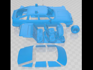 Rover SD1 Vitesse Police V8 3500 1984 Printable Car 3D Print Model