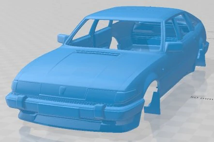 Rover SD1 Vitesse V8 3500 1984 Printable Body Car 3D Print Model .c4d .max .obj .3ds .fbx .stl .blend 