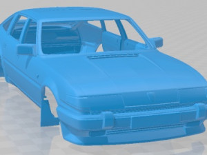Rover SD1 Vitesse V8 3500 1984 Printable Body Car 3D प्रिंट मॉडल