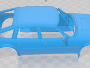 Rover SD1 Vitesse V8 3500 1984 Printable Body Car 3D प्रिंट मॉडल