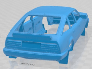 Rover SD1 Vitesse V8 3500 1984 Printable Body Car 3D प्रिंट मॉडल