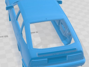 Rover SD1 Vitesse V8 3500 1984 Printable Body Car 3D प्रिंट मॉडल