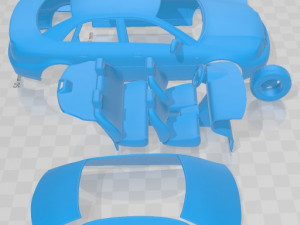 Audi A4 Sedan 1999 Printable Car Modelo de impresión 3D